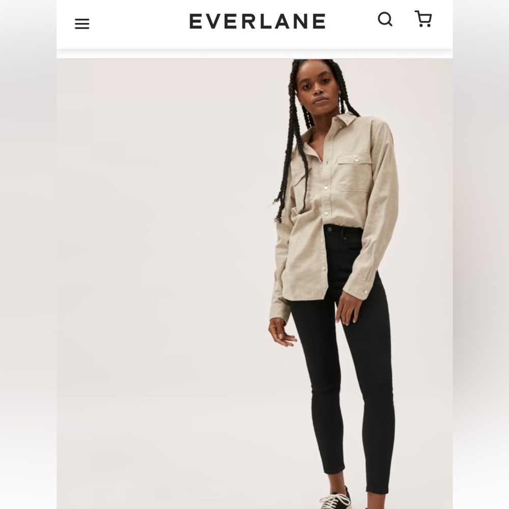 Everlane Authentic stretch high-rise skinny